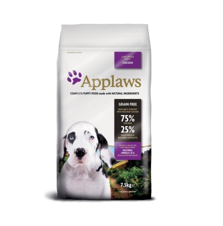 Applaws Puppy Chicken, Large Breeds, 7,5 kg.