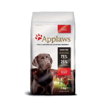 Applaws Adult, Chicken, Large Breeds, 7,5 kg.