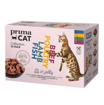 - PrimaCat Classic Multipack i gel, 12 x 85 gr. -