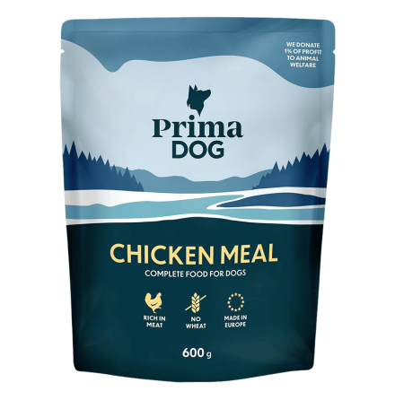 - PrimaDog Kyckling-portionsm�ltid 600 gr. -
