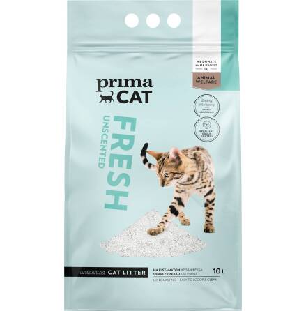 - PrimaCat Odour Guard Unscented Kattsand, 6L -